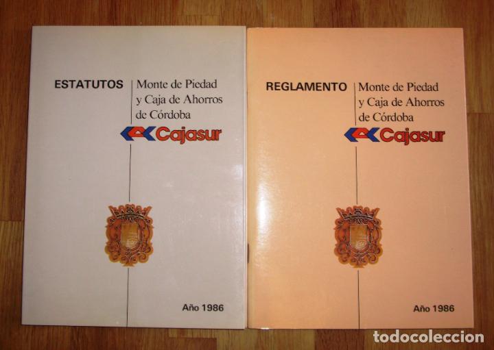 Libri di seconda mano: ESTATUTOS Y REGLAMENTO del Monte de Piedad y Caja de Ahorros de C&oacute;rdoba. 1986