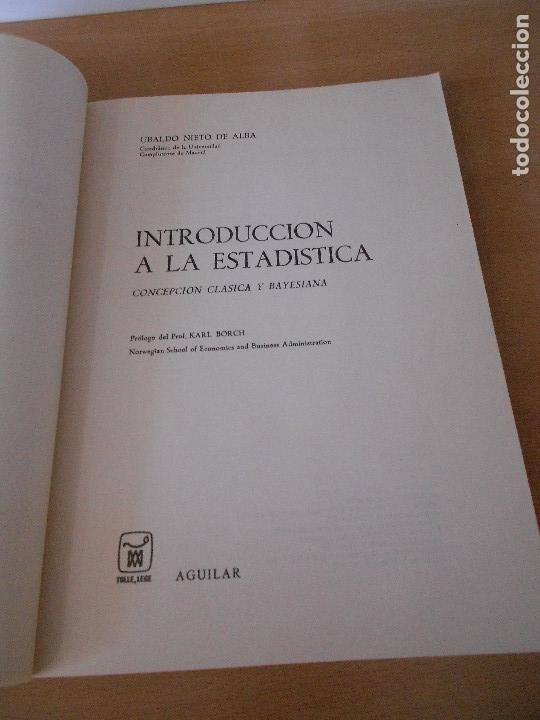 Libros de segunda mano: INTRODUCCION A LA ESTADISTICA. - Foto 2