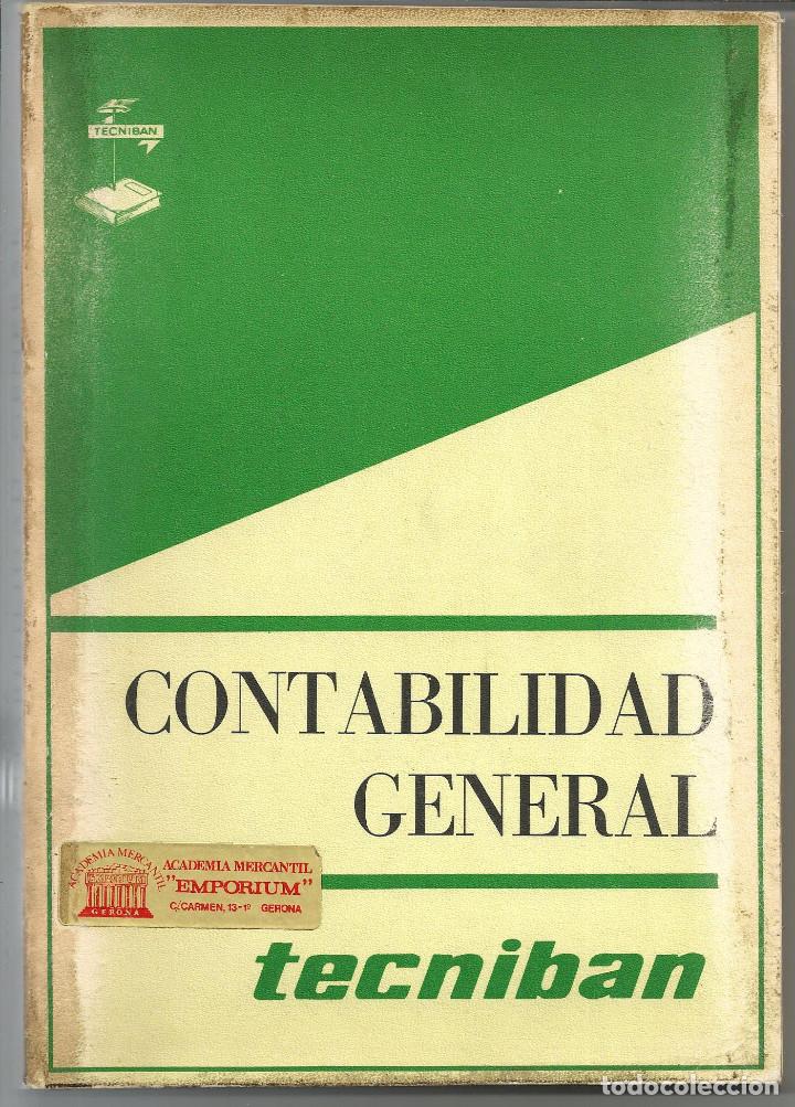 Libros de segunda mano: CONTABILIDAD GENERAL - TECNIBAN - 1971
