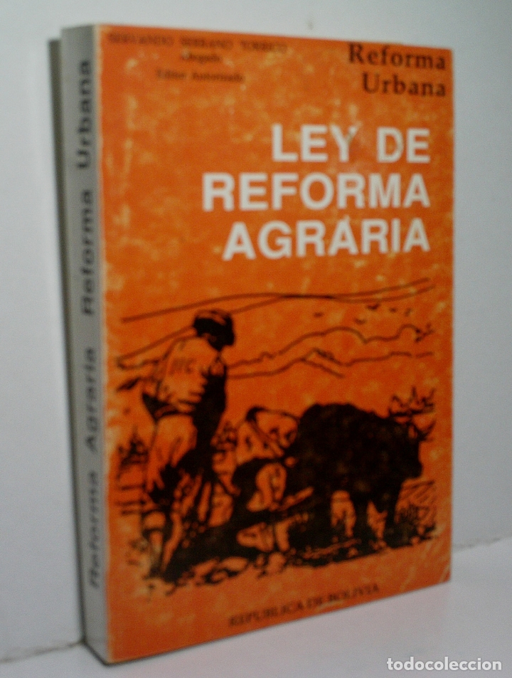 Libri di seconda mano: LEY DE REFORMA AGRARIA. LEY DE REFORMA URBANA. REP&Uacute;BLICA DE BOLIVIA. 1990