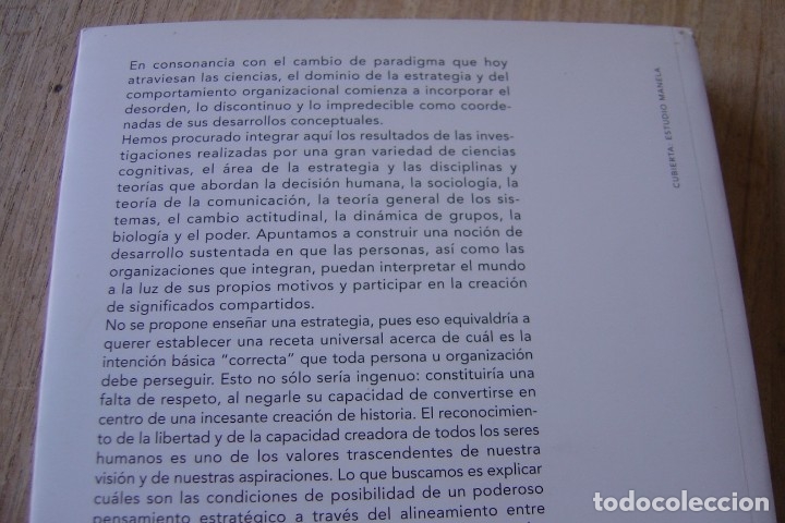 Libros de segunda mano: ECP. ESTRATEGIA, COGNICI&Oacute;N Y PODER. ALBERTO LEVY. EDICIONES GRANICA 2007 - Foto 7