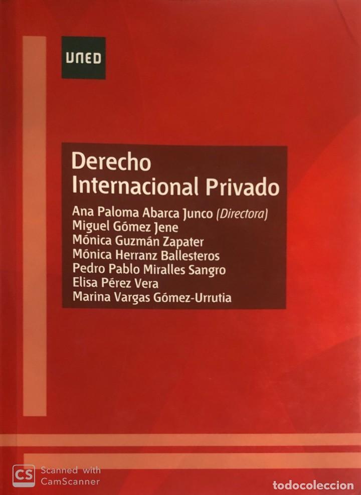Libros de segunda mano: VV.AA. Derecho Internacional Privado. UNED, 2015. - Foto 1