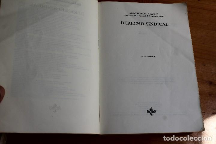 Libros de segunda mano: DERECHO SINDICAL ANTONIO OJEDA AVIL&Eacute;S - Foto 2