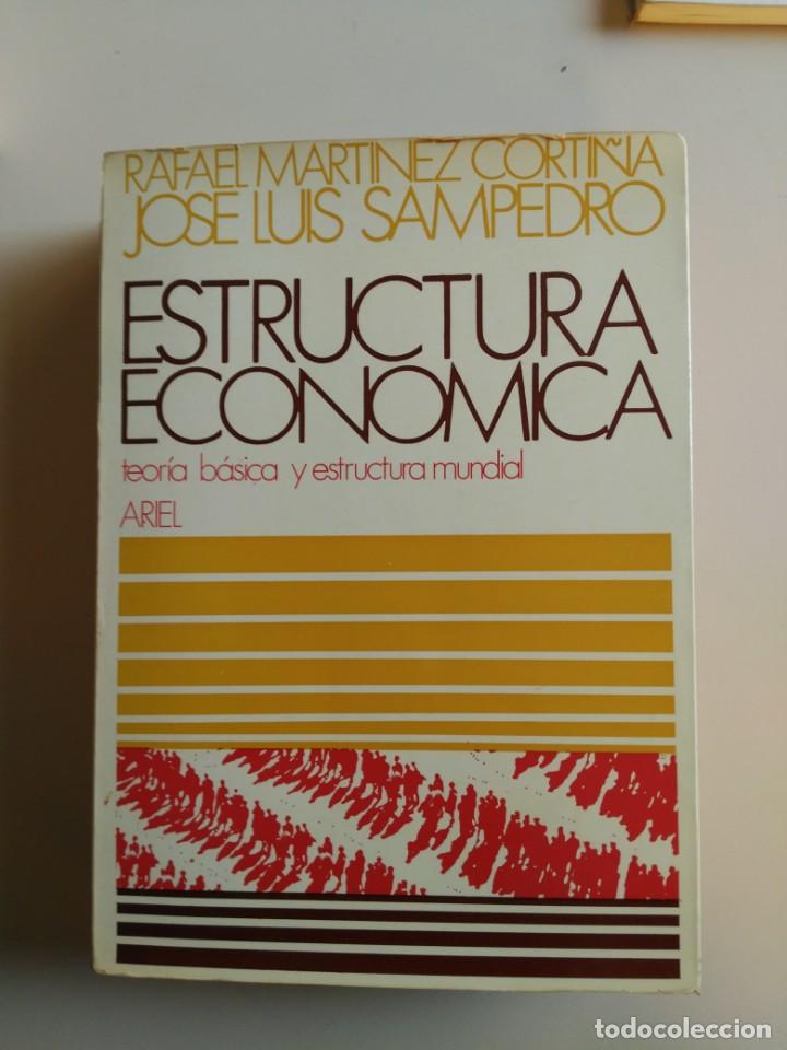 Libri di seconda mano: ESTRUCTURA ECON&Oacute;MICA. TEOR&Iacute;A B&Aacute;SIC Y ESTRUCTURA MUNDIAL JOSE LUIS SAMPEDRO -R. MART&Iacute;NEZ CORTI&Ntilde;A