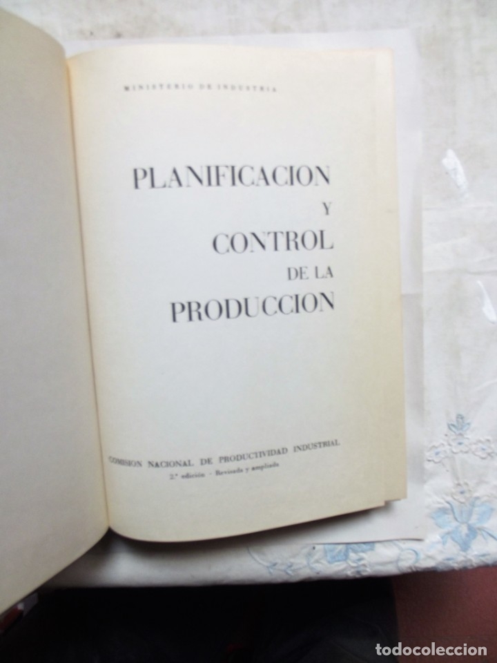 Libros de segunda mano: PLANIFICACION Y CONTROL DE LA PRODUCCION - Foto 2