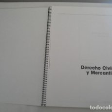 Libros de segunda mano: DERECHO CIVIL (6 TEMAS) Y DERECHO MERCANTIL (9 TEMAS).. Lote 159731166