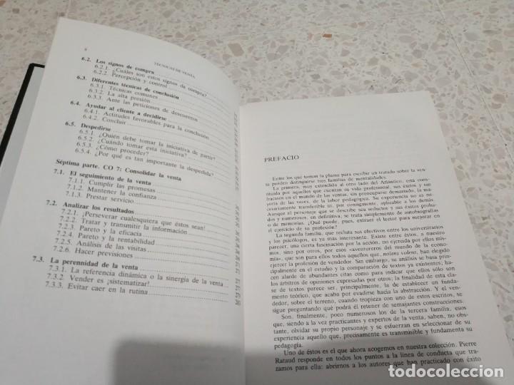 Libros de segunda mano: TECNICAS DE VENTA.- P. RATAUD - Foto 5