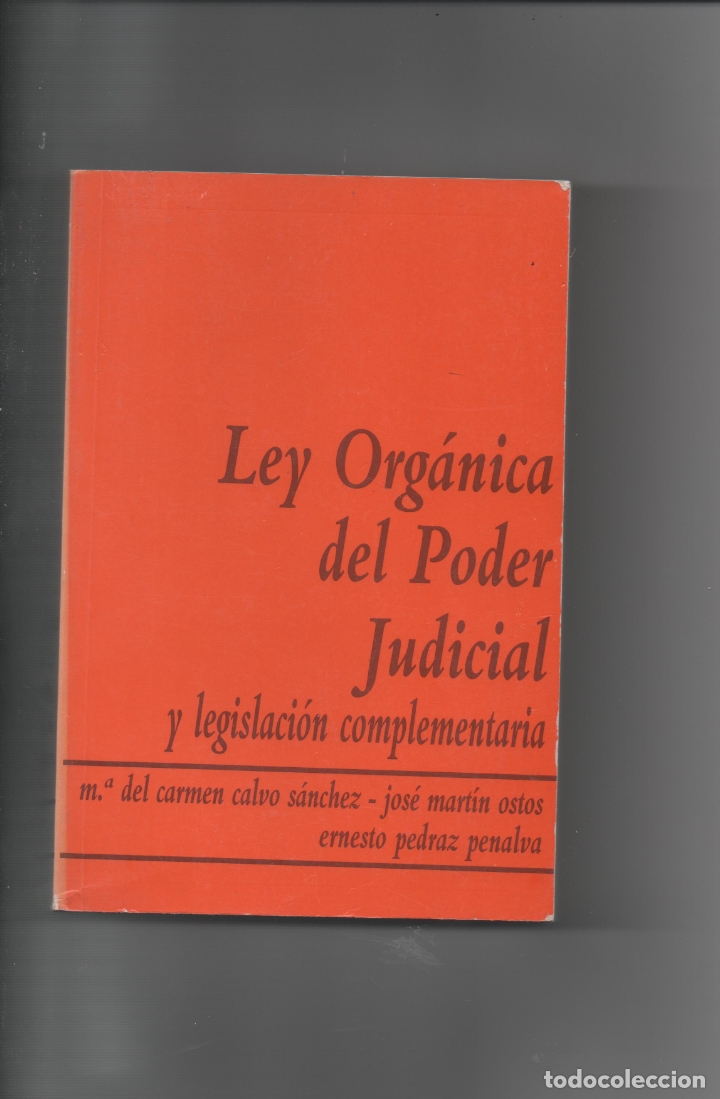 Libros de segunda mano: Ley org&aacute;nica del poder judicial. Varios autores. - Foto 1