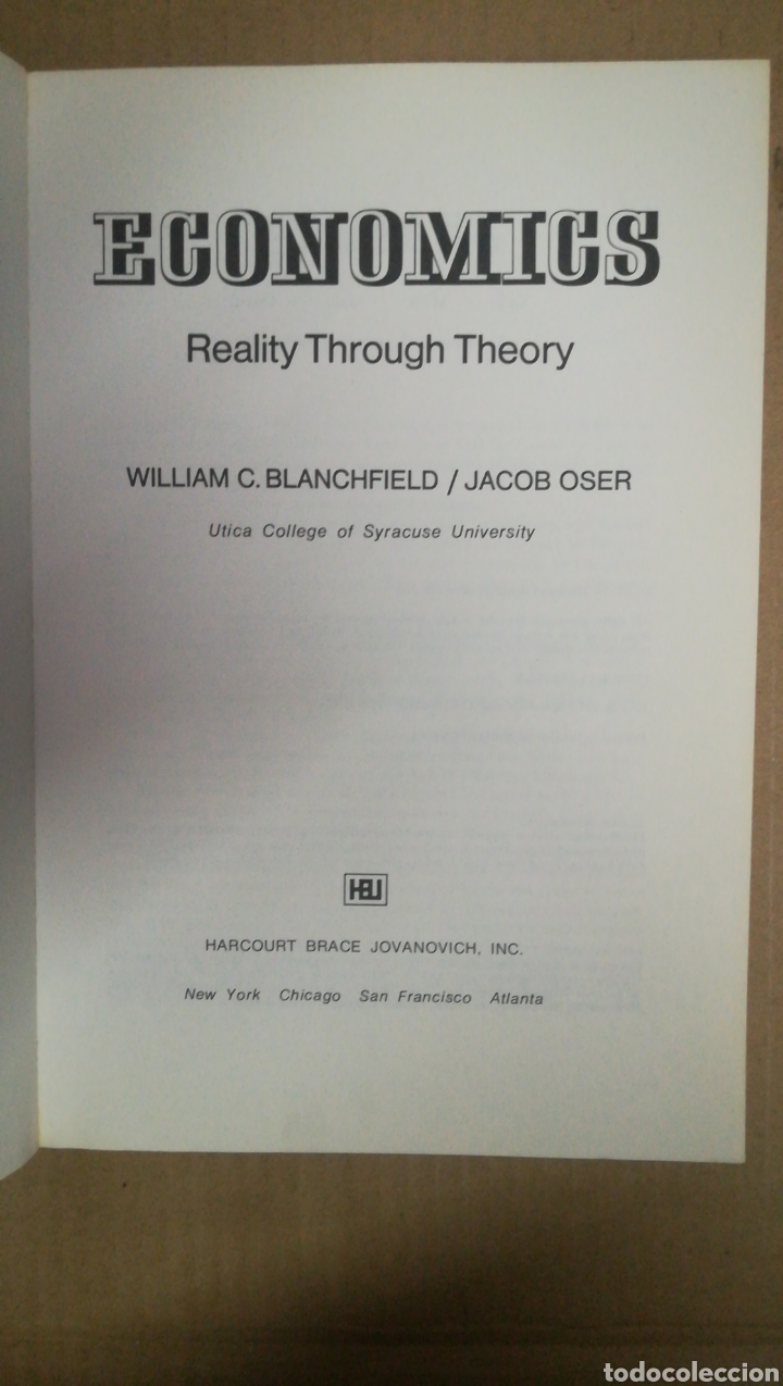 Libros de segunda mano: ECONOMICS. REALITY THROUGH THEORY. 1973. - Foto 4
