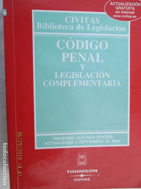Libros de segunda mano: CODIGO PENAL Y LEGISLACION COMPLEMENTARIA -2006 CIVITAS - Foto 1