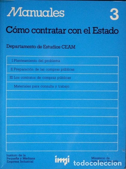 Libros de segunda mano: MANUALES 3. COMO CONTRATAR CON EL ESTADO. - - Foto 1
