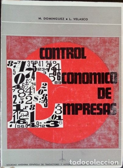 Libri di seconda mano: CONTROL ECONOMICO DE EMPRESAS. - DOMINGUEZ/VELASCO, M./L.