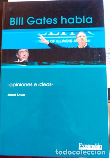 Libri di seconda mano: BILL GATES HABLA. OPINIONES E IDEAS. - LOWE, Janet.