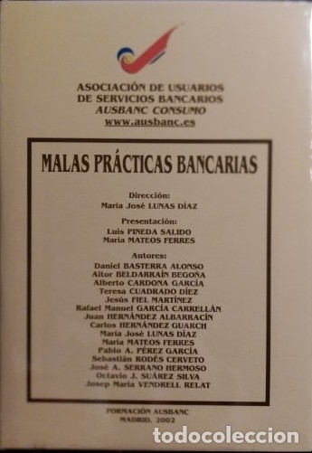 Libros de segunda mano: MALAS PRACTICAS BANCARIAS. - VV.AA. - Foto 1
