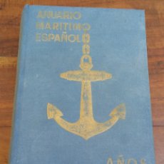 Libros de segunda mano: ANUARIO MARITIMO ESPAÑOL 1960-1961,COMISARIADO ESPAÑOL MARITIMO, COMPLETO.