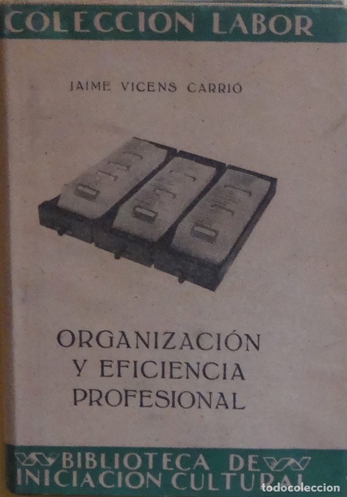 Libros de segunda mano: ORGANIZACI&Oacute;N Y EFICIENCIA PROFESIONAL. T&Eacute;CNICA DEL NEGOCIO, ADAPTADA A LAS PROFESIONES LIBERALES