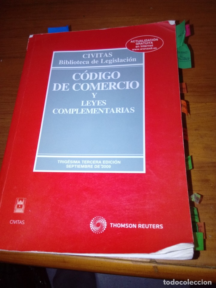 Libros de segunda mano: C&Oacute;DIGO DE COMERCIO Y LEYES COMPLEMENTARIAS. CIVITAS. BIBLIOTECA DEL LEGISLACI&Oacute;N. EST20B3 - Foto 1