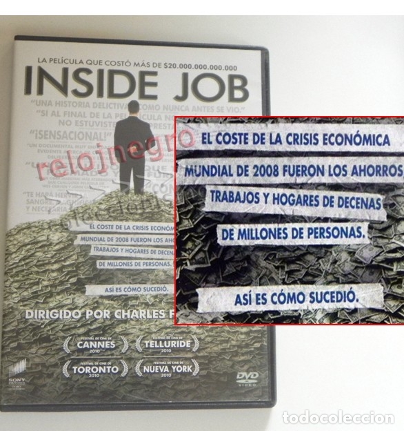 Libri di seconda mano: DVD INSIDE JOB FERGUSON CRISIS ECONOM&Iacute;A MUNDIAL POL&Iacute;TICO CORRUPTO GEORGE SOROS CAPITALISMO -NO LIBRO