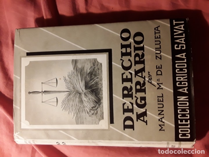 Derecho Agrario. Colección Agrícola Salvat, 195 - Comprar Libros De ...