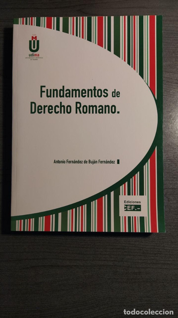 Second hand books: Fundamentos de derecho romano.  Antonio Fernandez De Bujan.
