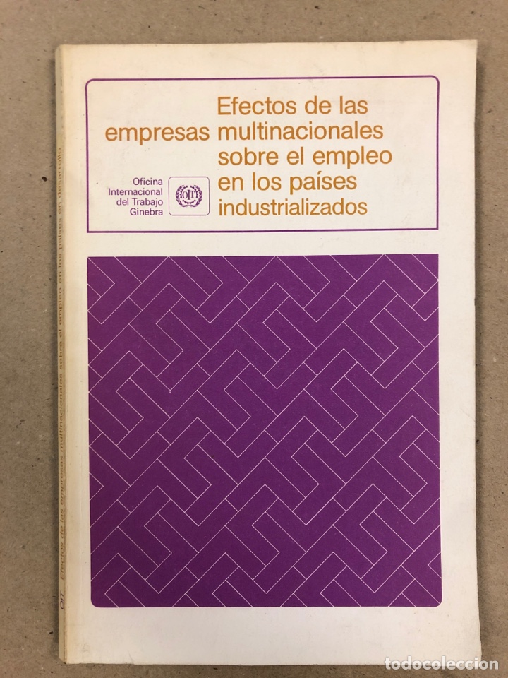 Gebrauchte B&uuml;cher: EFECTOS DE LAS EMPRESAS MULTINACIONALES SOBRE EL EMPLEO EN LOS PAISES INDUSTRALIZADOS (1982).