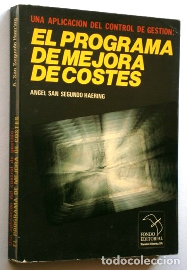Livres d'occasion: El programa de mejora de costes por Angel San Segundo Haering de Fondo Editorial en Madrid 1979