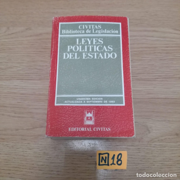 Libros de segunda mano: Leyes pol&iacute;ticas del Estado - Foto 1