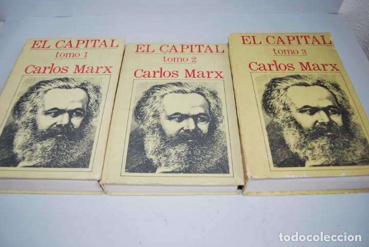 el capital - carlos marx - 3 tomos - teoría eco - Comprar Libros de