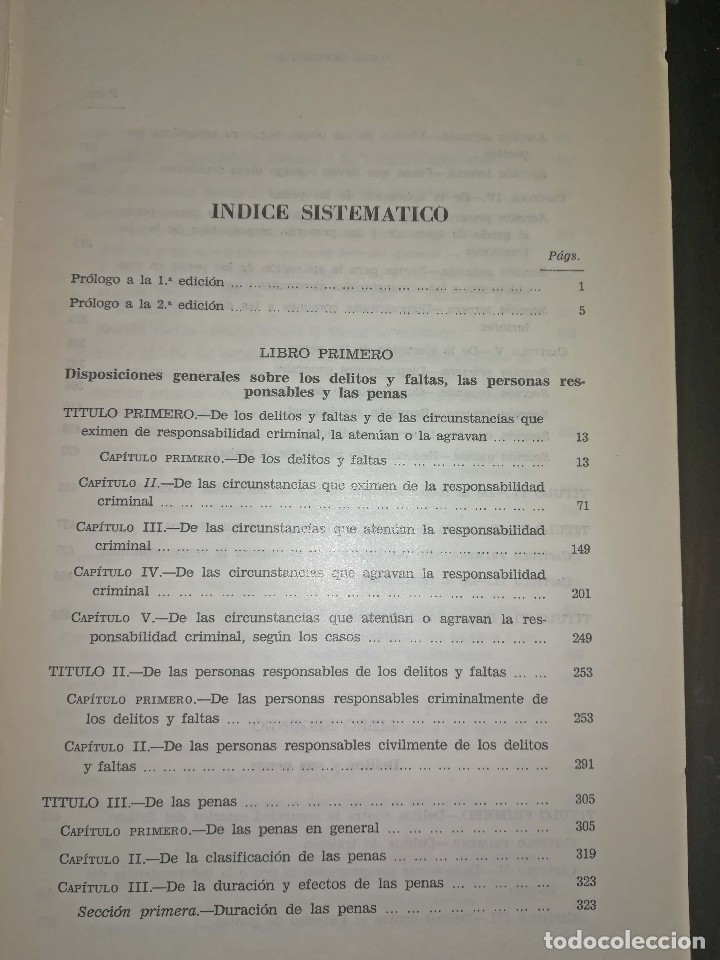 Libros de segunda mano: Comentarios al C&oacute;digo Penal - A. Quintano Ripolles - Foto 2