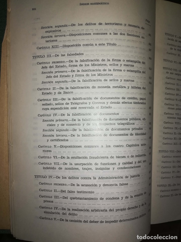 Libros de segunda mano: Comentarios al C&oacute;digo Penal - A. Quintano Ripolles - Foto 5
