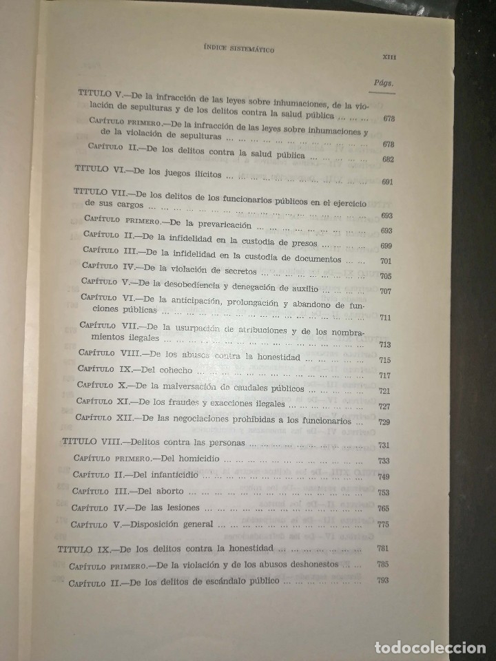 Libros de segunda mano: Comentarios al C&oacute;digo Penal - A. Quintano Ripolles - Foto 6