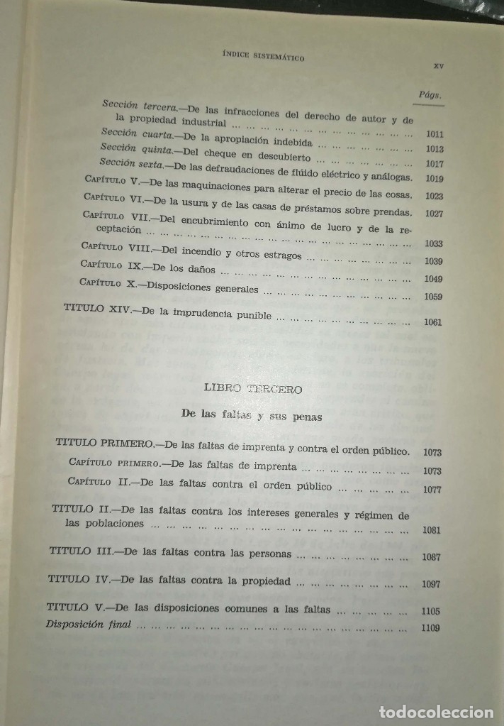 Libros de segunda mano: Comentarios al C&oacute;digo Penal - A. Quintano Ripolles - Foto 8