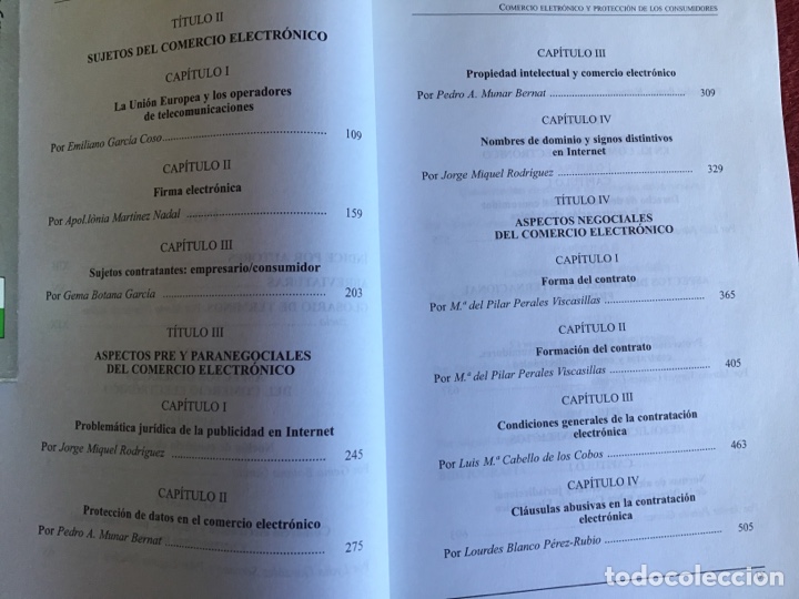 Libros de segunda mano: Comercio Electr&oacute;nico y Protecci&oacute;n de los Consumidores. 2001. ASM - Foto 3