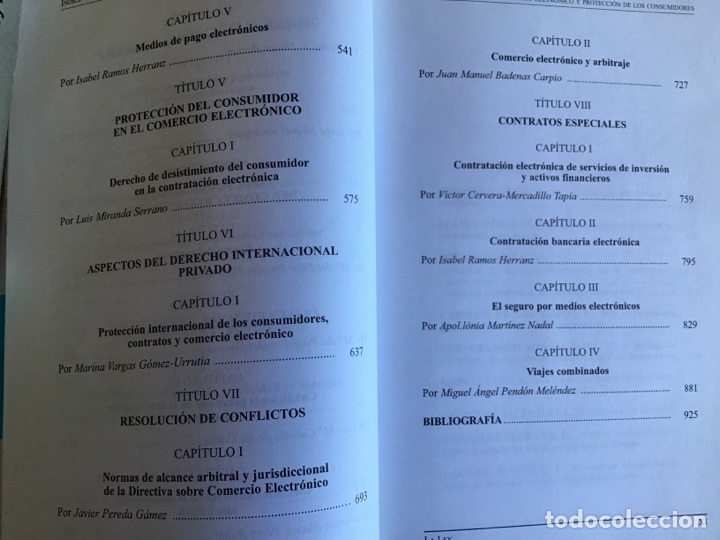 Libros de segunda mano: Comercio Electr&oacute;nico y Protecci&oacute;n de los Consumidores. 2001. ASM - Foto 4