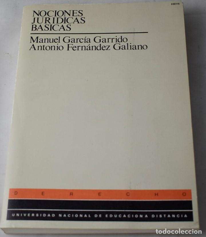 Libros de segunda mano: NOCIONES JUR&Iacute;DICAS B&Aacute;SICAS. VV.AA - Foto 1