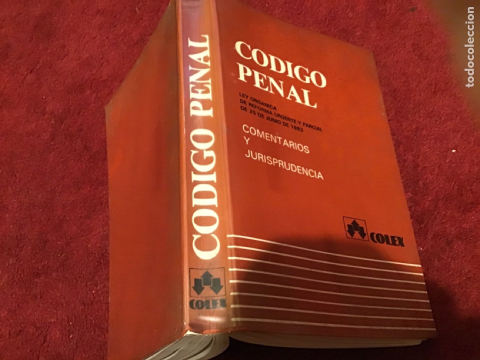 Libros de segunda mano: C&oacute;digo Penal. Segunda Edicion Colex 1984. ASM - Foto 2