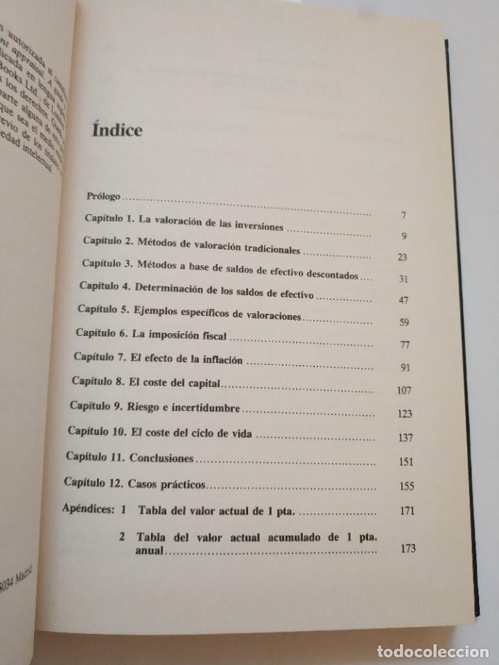 Libros de segunda mano: LA VALORACION DE INVERSIONES.- G. MOTT - Foto 2