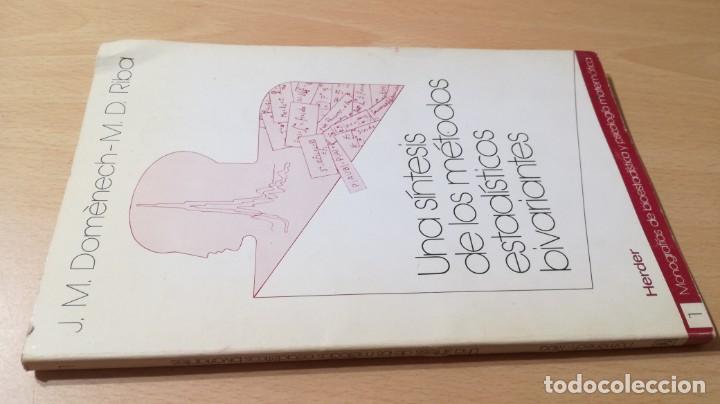 Gebrauchte B&uuml;cher: SINTESIS METODOS ESTADISTICOS BIVARIANTES - DOMENECH - RIBA - HERDER	 / 	G602