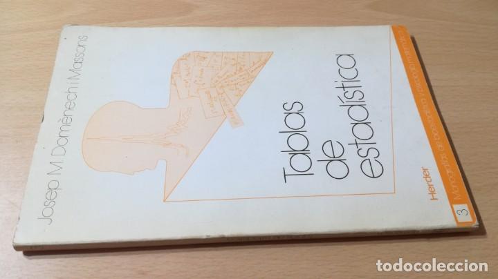 Gebrauchte B&uuml;cher: TABLAS DE ESTADISTICA - J M DOMENECH - HERDER	 / 	G602