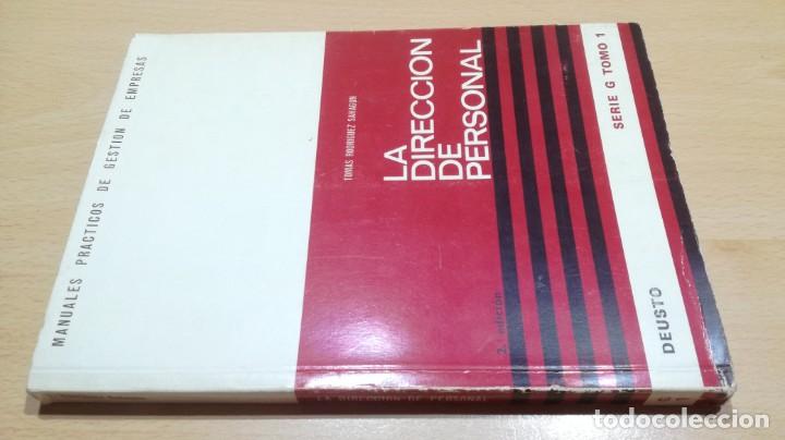 Gebrauchte B&uuml;cher: LA DIRECCION DE PERSONAL - TOMAS RODRIGUEZ SAHAGUN - DEUSTO		H102