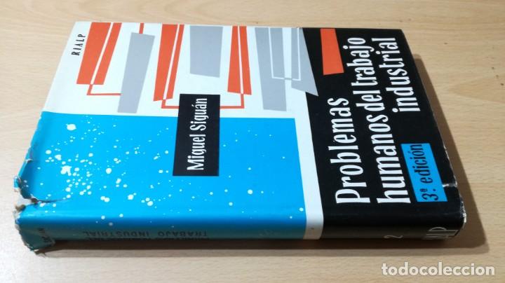 Gebrauchte B&uuml;cher: PROBLEMAS HUMANOS DE TRABAJO INDUSTRIAL - MIGUEL SIGUAN - RIALP		M502