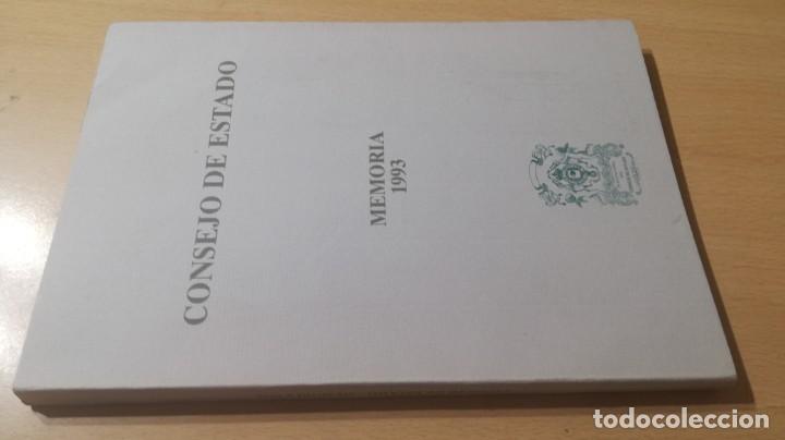 Gebrauchte B&uuml;cher: CONSEJO DE ESTADO - MEMORIA 1993 - 		TXT80