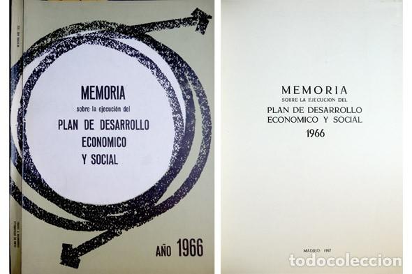 Second hand books: Memoria sobre la ejecuci&oacute;n del Plan de Desarrollo Econ&oacute;mico y Social 1966.  1967.