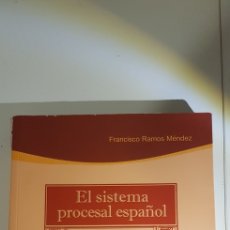 Libri di seconda mano: EL SISTEMA PROCESAL ESPAÑOL - FRANCISCO RAMOS MÉNDEZ. Lote 196098256