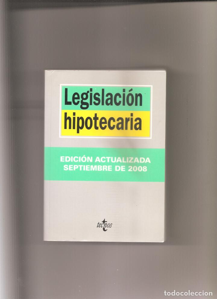 Libros de segunda mano: LEGISLACION HIPOTECARIA - Foto 1