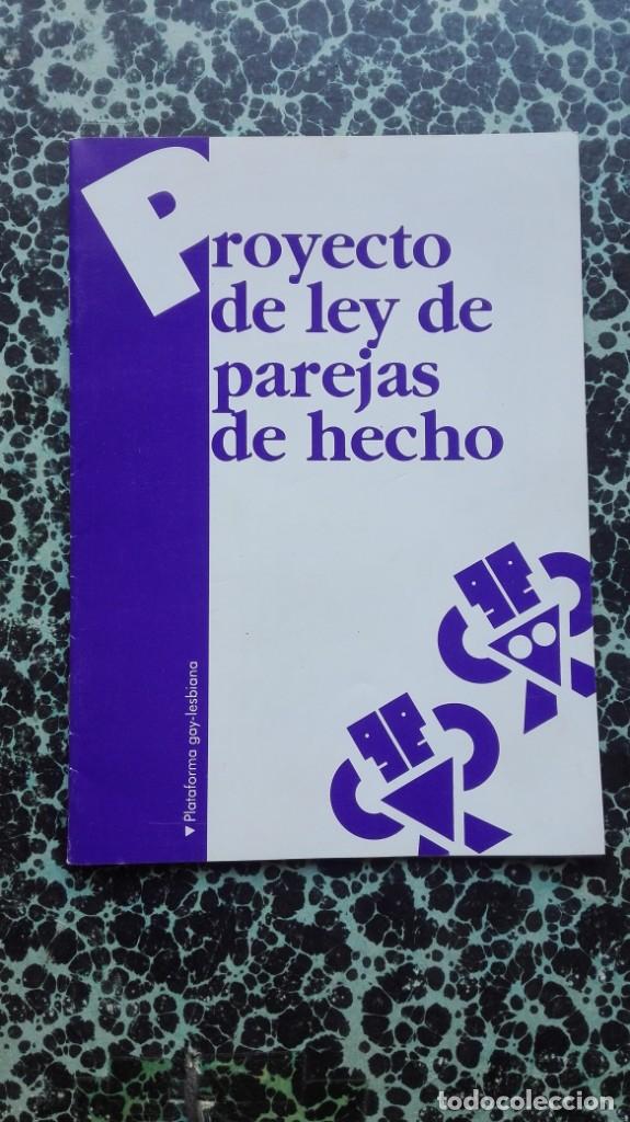 Second hand books: Proyecto de ley de parejas de hecho