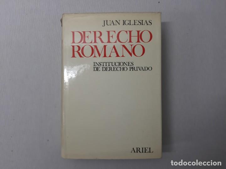 Derecho Romano Historia E Instituciones Juan Iglesias www.todocoleccion.net