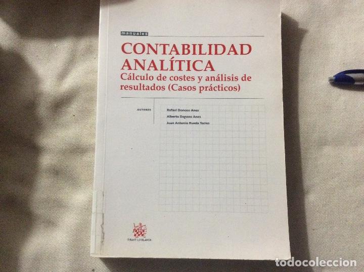 Gebrauchte B&uuml;cher: Contabilidad Anal&iacute;tica : C&aacute;lculo de Costes y An&aacute;lisis de Resultados Rafael Donoso, tirant lo blanch
