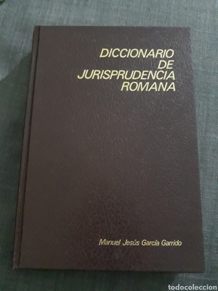 Libros de segunda mano: DICCIONARIO DE JURISPRUDENCIA ROMANA. MANUEL JESUS GARCIA GARRIDO