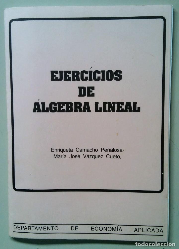 Libros de segunda mano: LIBRO DE EJERCICIOS DE ALGEBRA LINEAL - Foto 1